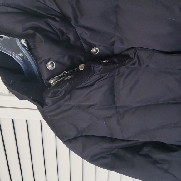 Eddie Bauer Puffer Goose Down Parka 550 Fill, Black, Size S - Picture 2 of 10